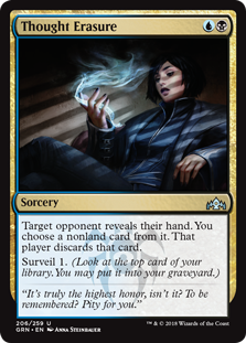 Thought Erasure (Guilds of Ravnica) Light Play Foil
