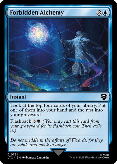 Forbidden Alchemy (Commander: The Lord of the Rings: Tales of Middle-earth) Light Play