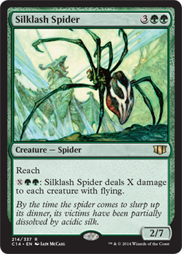 Silklash Spider (Commander 2014 Edition) Medium Play