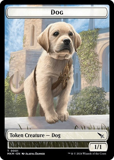 Dog Token (Murders at Karlov Manor) Light Play