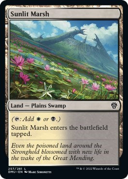 Sunlit Marsh (Dominaria United) Light Play