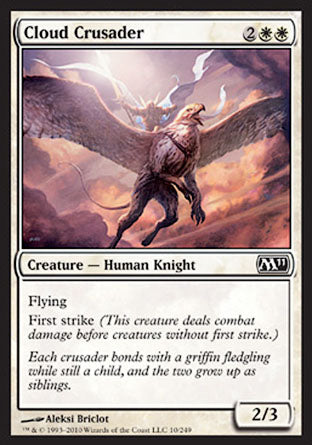 Cloud Crusader (Magic 2011 Core Set) Light Play