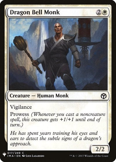 Dragon Bell Monk (Mystery Booster) Light Play