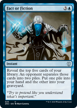 Fact or Fiction (Commander 2020 Zendikar Rising) Light Play