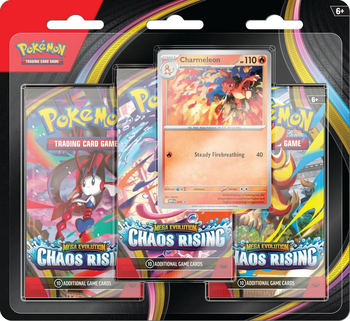 Chaos Rising 3 Pack Blister: Charmeleon