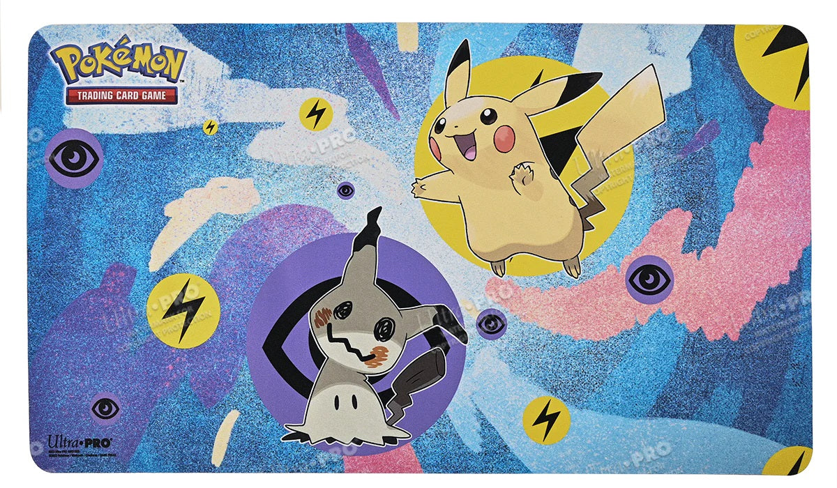Ultra Pro - Pikachu & Mimikyu Standard Gaming Playmat Mousepad for Pokemon