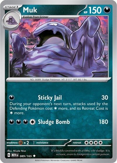 Muk (Scarlet and Violet: 151) Light Play