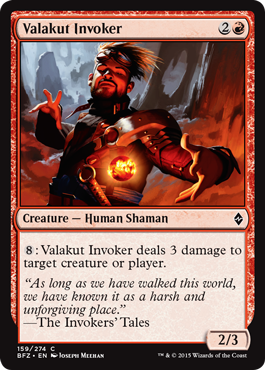 Valakut Invoker (Battle for Zendikar) Light Play