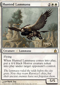Hunted Lammasu (Ravnica) Light Play