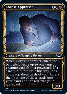 Corpse Appraiser (Showcase) (Streets of New Capenna) Light Play Foil