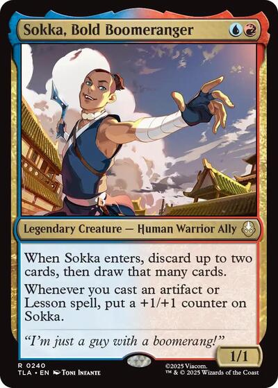 Sokka, Bold Boomeranger (Avatar: The Last Airbender) Light Play