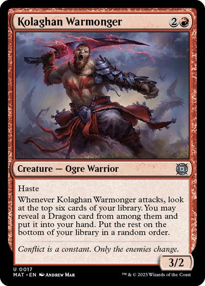 Kolaghan Warmonger (March of the Machine: The Aftermath) Light Play