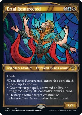 Ertai Resurrected (Showcase) (Dominaria United) Light Play