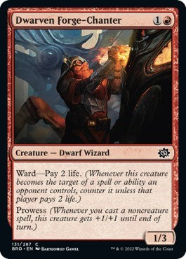 Dwarven Forge-Chanter (The Brothers' War) Light Play Foil