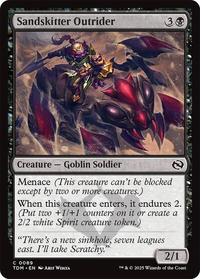 Sandskitter Outrider (Tarkir: Dragonstorm) Light Play Foil