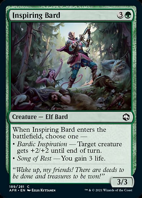 Inspiring Bard (Adventures in the Forgotten Realms) Light Play