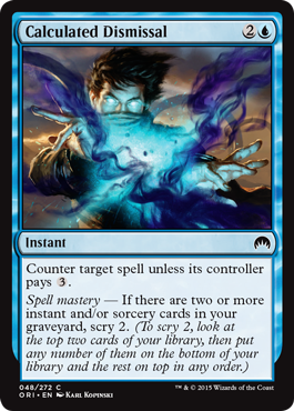 Calculated Dismissal (Magic Origins) Light Play