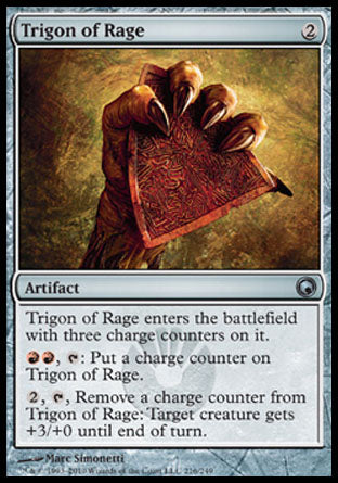 Trigon of Rage (Scars of Mirrodin) Medium Play