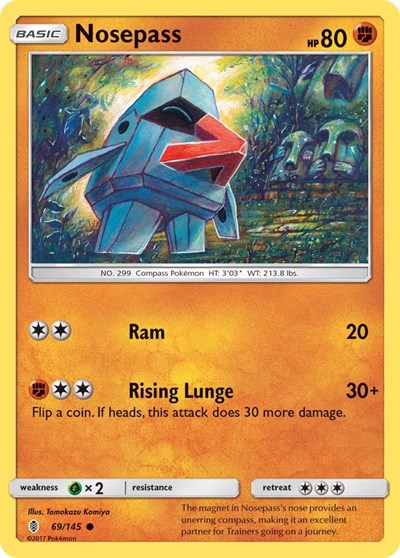 Nosepass (SM - Guardians Rising) Medium Play