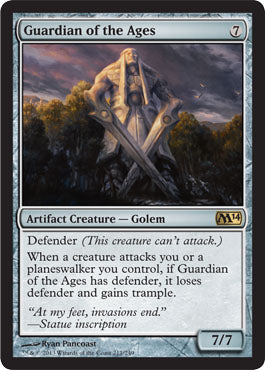 Guardian of the Ages (Magic 2014 Core Set) Damaged / Poor