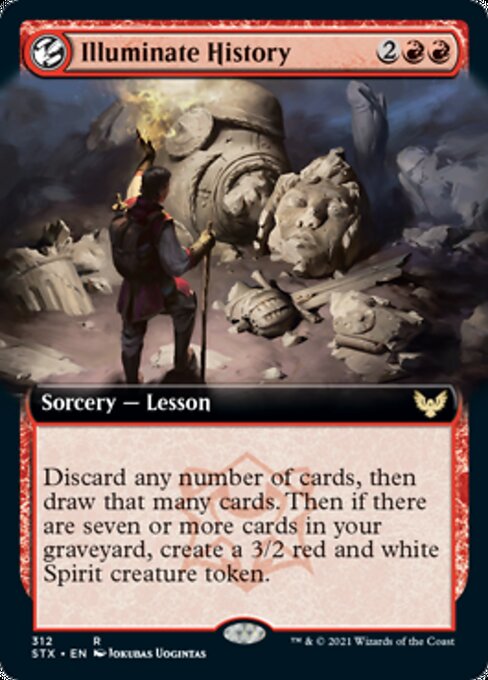 Illuminate History (Extended Art) (Strixhaven) Light Play Foil