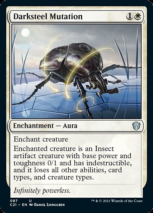 Darksteel Mutation (Commander 2021 Strixhaven) Near Mint