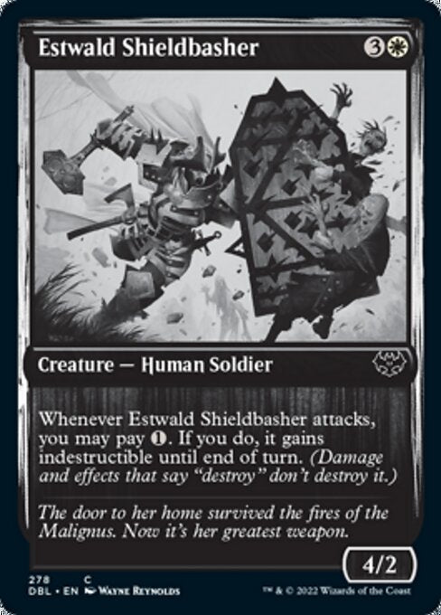 Estwald Shieldbasher (Innistrad: Double Feature) Light Play