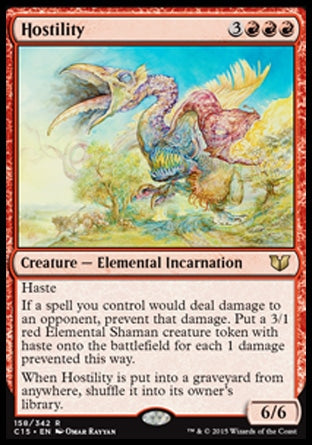 Hostility (Commander 2015) Light Play