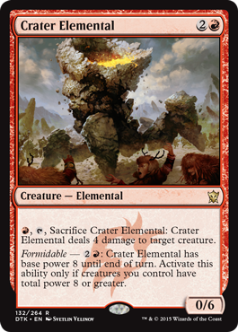 Crater Elemental (Dragons of Tarkir) Heavy Play