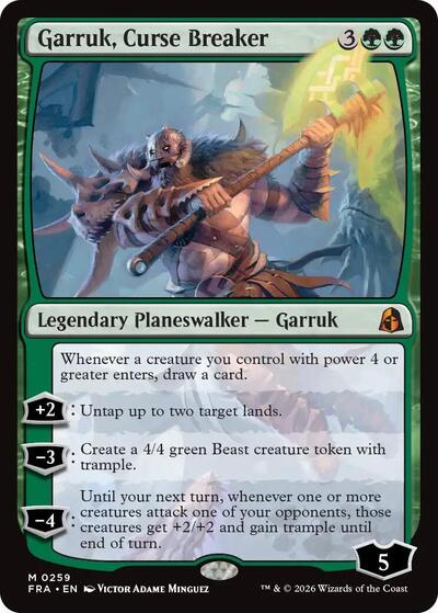 Garruk, Curse Breaker (Reality Fracture) Light Play