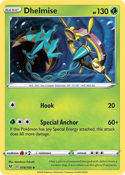 Dhelmise (SWSH04: Vivid Voltage) Light Play