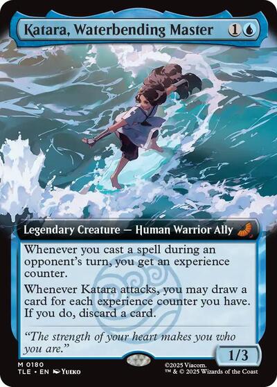 Katara, Waterbending Master (Extended Art) (Avatar: The Last Airbender: Eternal-Legal) Near Mint Foil