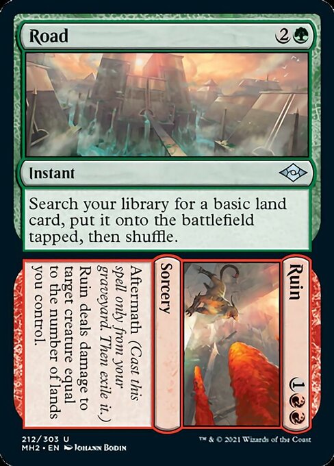 Road / Ruin (Modern Horizons 2) Light Play