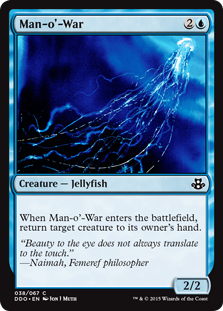 Man-o'-War (Duel Decks: Kiora vs Elspeth) Light Play