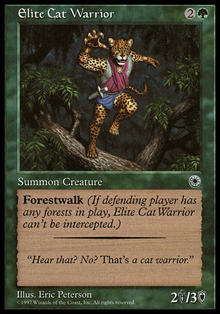 Elite Cat Warrior (2) (Portal) Light Play