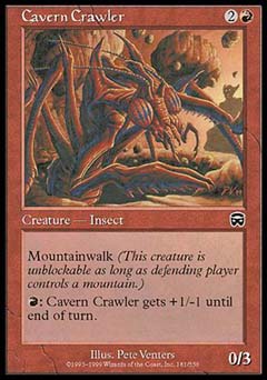 Cavern Crawler (Mercadian Masques) Light Play