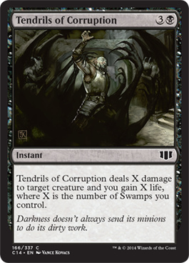 Tendrils of Corruption (Commander 2014 Edition) Medium Play