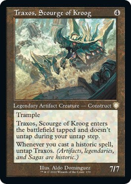 Traxos, Scourge of Kroog (Commander: The Brothers' War) Light Play