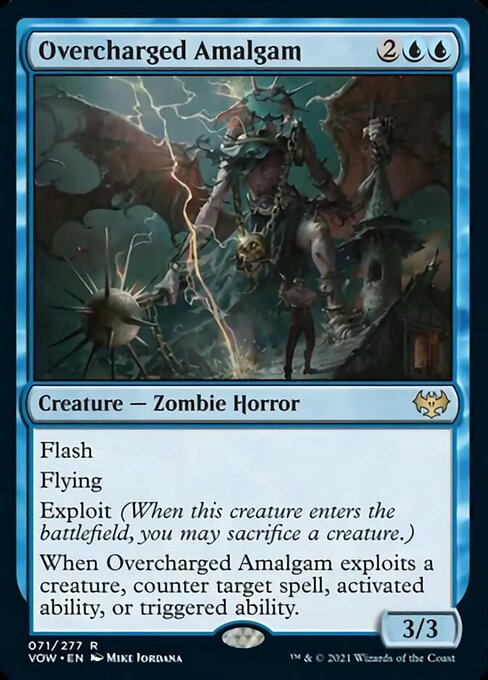 Overcharged Amalgam (Innistrad: Crimson Vow) Light Play