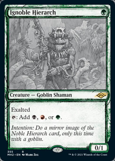 Ignoble Hierarch (Showcase) (Modern Horizons 2) Light Play Foil