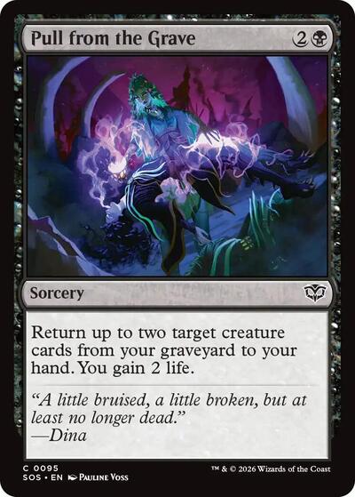 Pull from the Grave (Secrets of Strixhaven) Light Play Foil