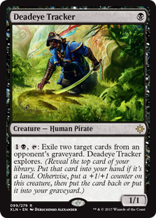 Deadeye Tracker (Ixalan) Light Play