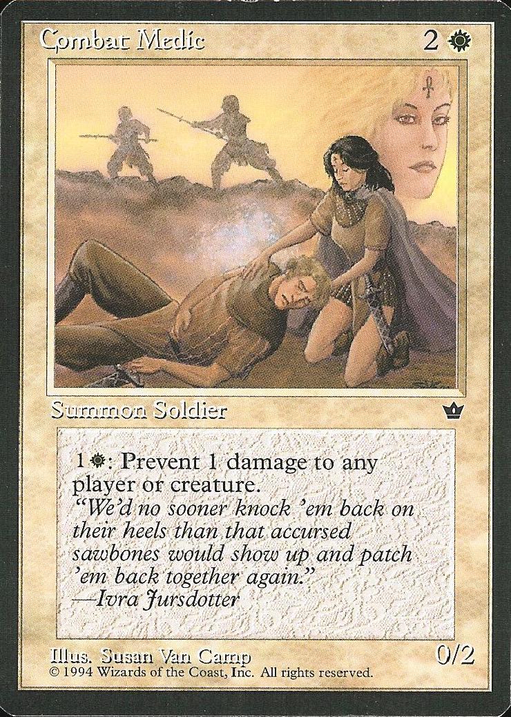 Combat Medic (Van Camp) (Fallen Empires) Light Play