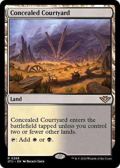 Concealed Courtyard (Outlaws of Thunder Junction) Light Play