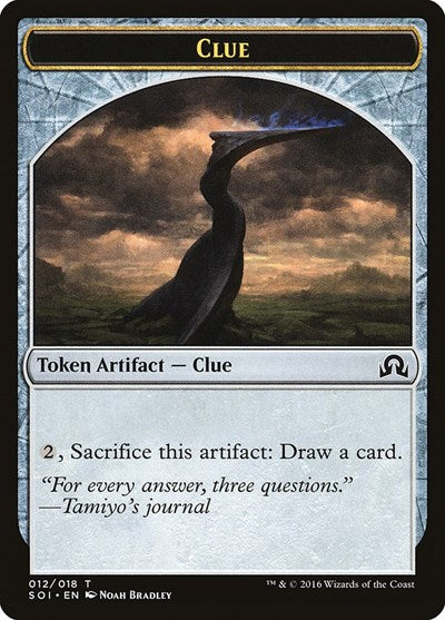 Clue Token (12) (Shadows Over Innistrad) Light Play