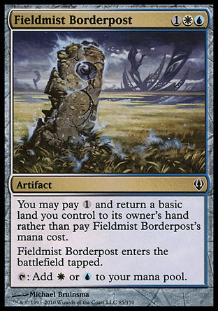 Fieldmist Borderpost (Archenemy) Heavy Play