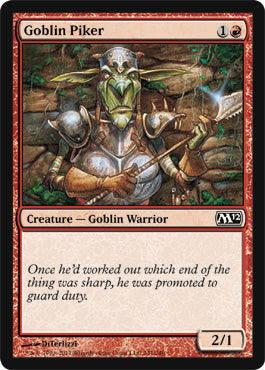 Goblin Piker (Magic 2012 Core Set) Light Play