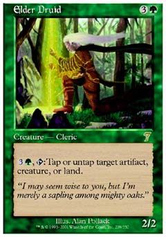 Elder Druid (7th Edition) Light Play