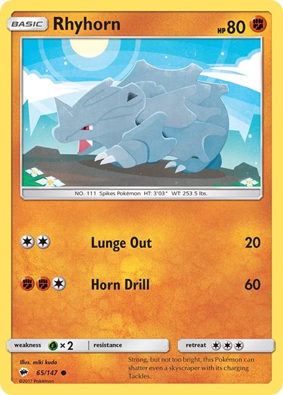 Rhyhorn (SM - Burning Shadows) Light Play
