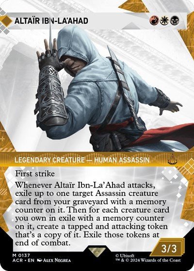 Altair Ibn-La'Ahad (Showcase) (Universes Beyond: Assassin's Creed) Light Play